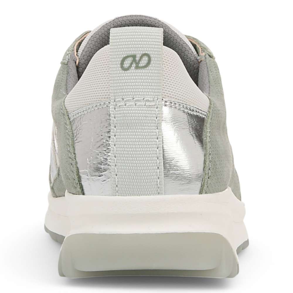 Shay Jogger Lace Up Sneaker - White/Green