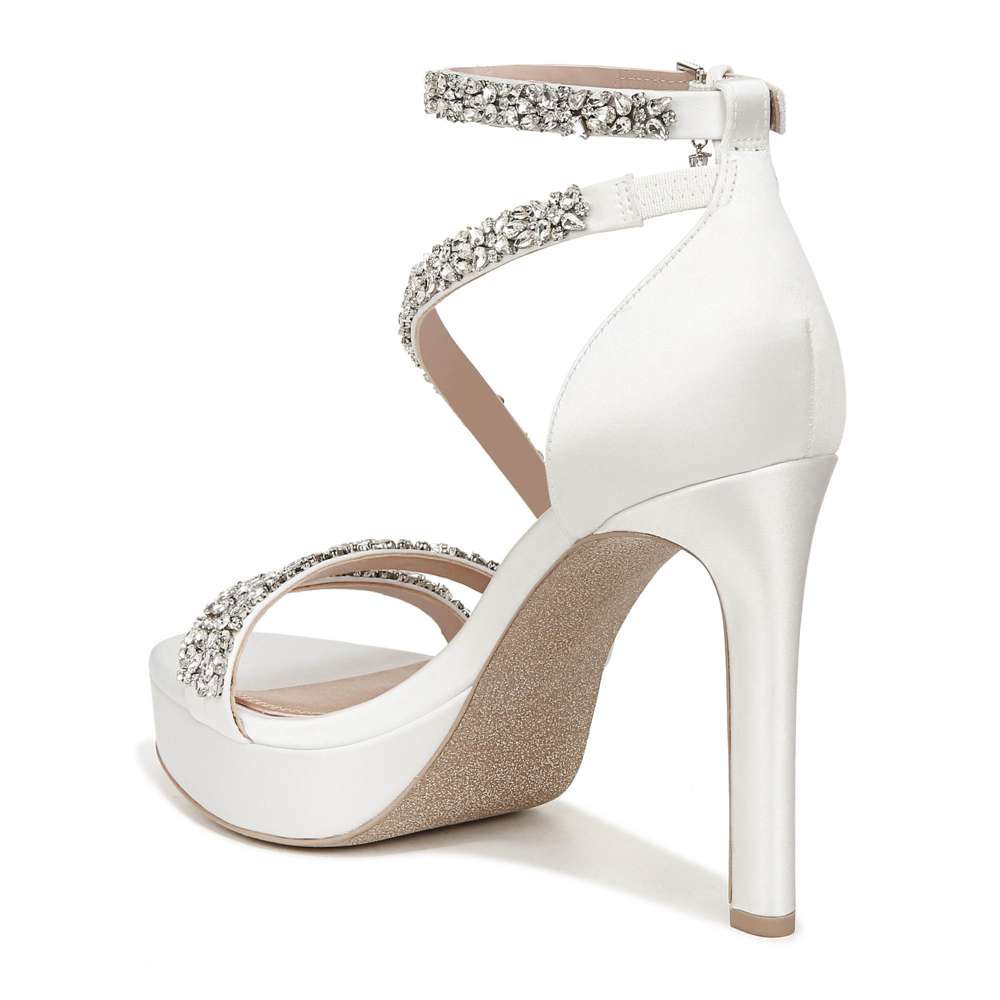 Love Dress Sandal - Silk White Satin