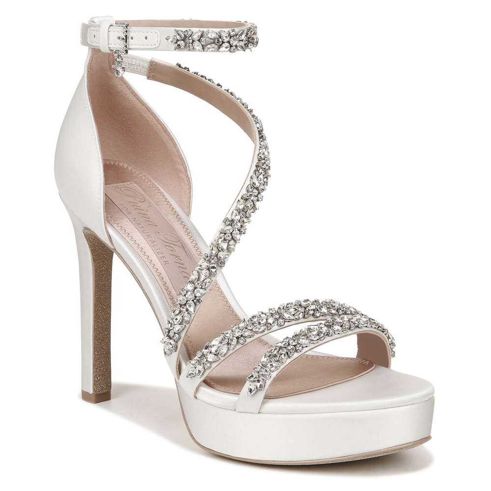 Love Dress Sandal - Silk White Satin