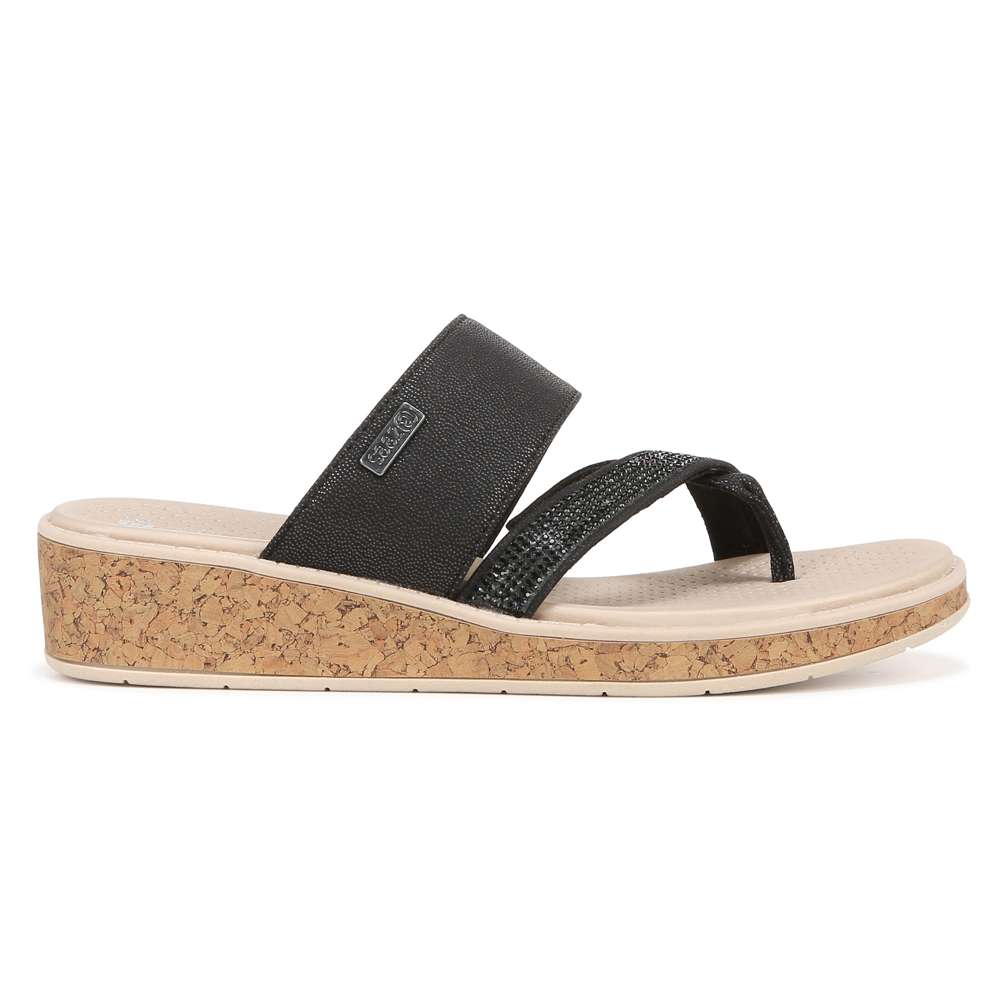 Bora Bright Sandal - Black Shimmer