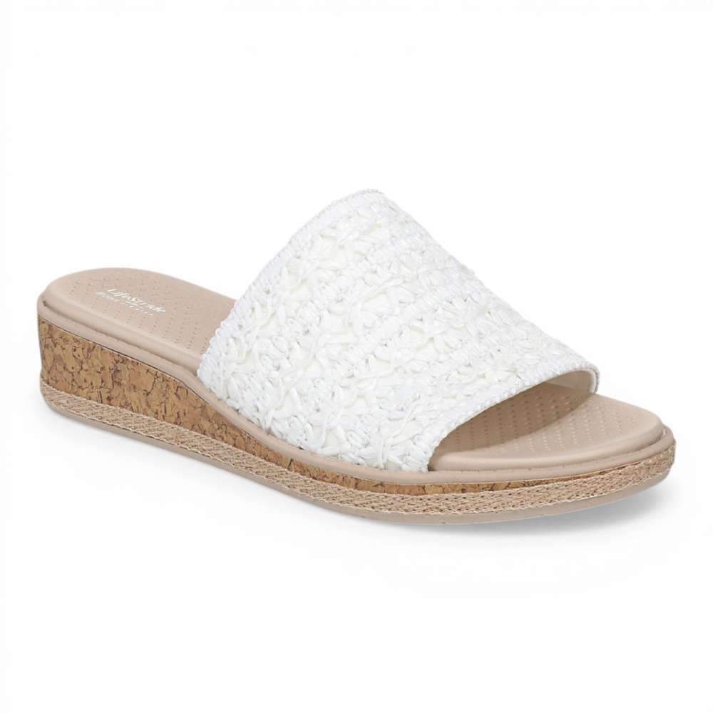 Breezy Wedge Sandals - Bright White