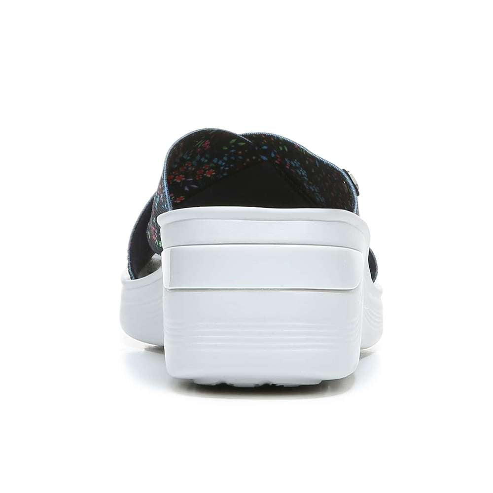 Desire Slide - Navy Floral