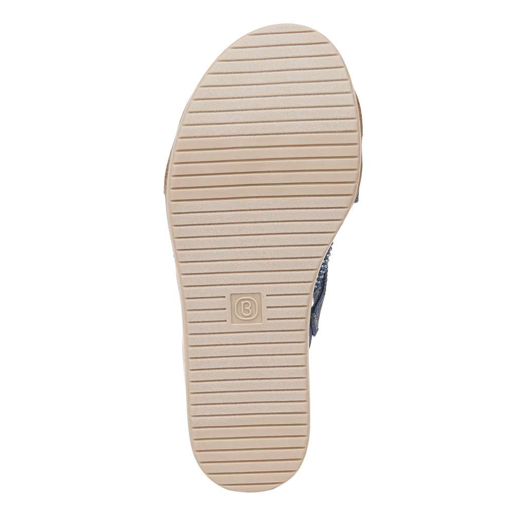 Reign Wedge Sandal - Elemental Blue