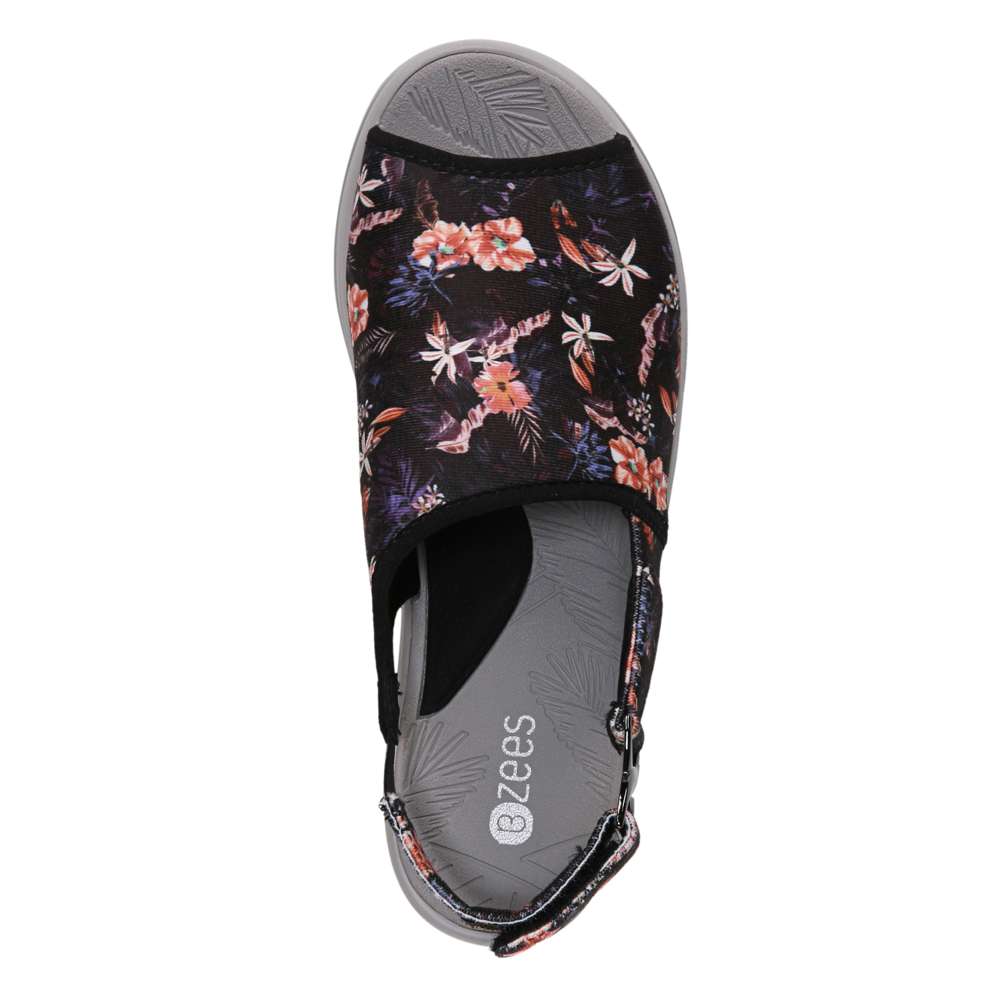 Viva Wedge - Black Tropical